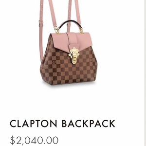 Louis Vuitton Clapton Backpack.